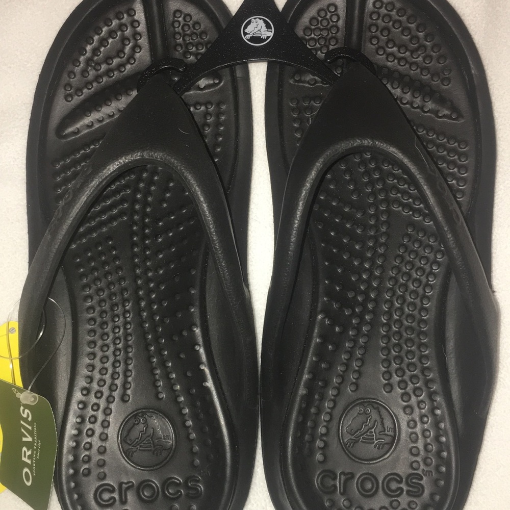 NEW Black Crocs